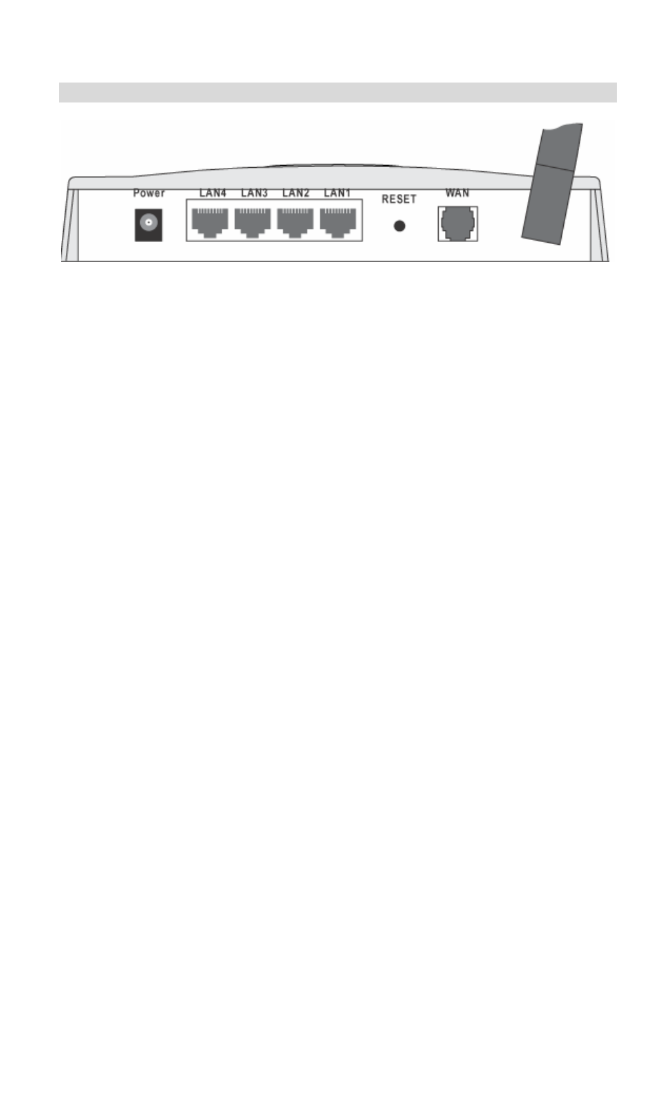 Rear panel | LevelOne WBR-3407 User Manual | Page 8 / 99