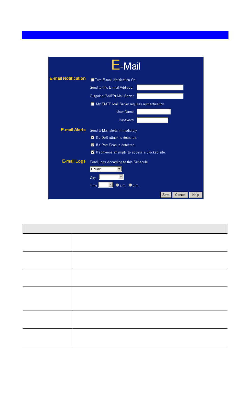 E-mail | LevelOne WBR-3407 User Manual | Page 84 / 99