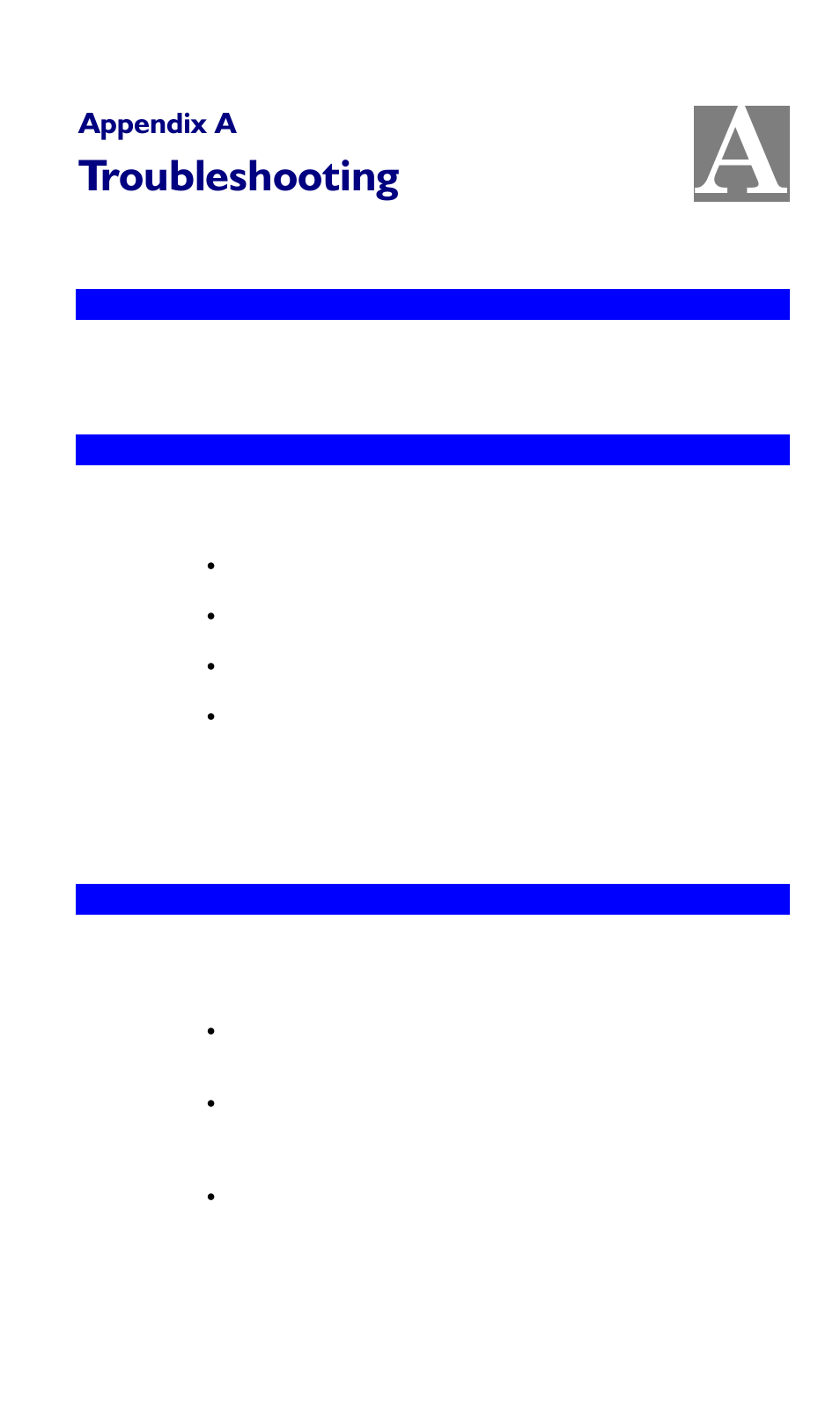 Appendix a troubleshooting, Overview, General problems | Internet access, Troubleshooting, Appendix a | LevelOne WBR-3407 User Manual | Page 94 / 99