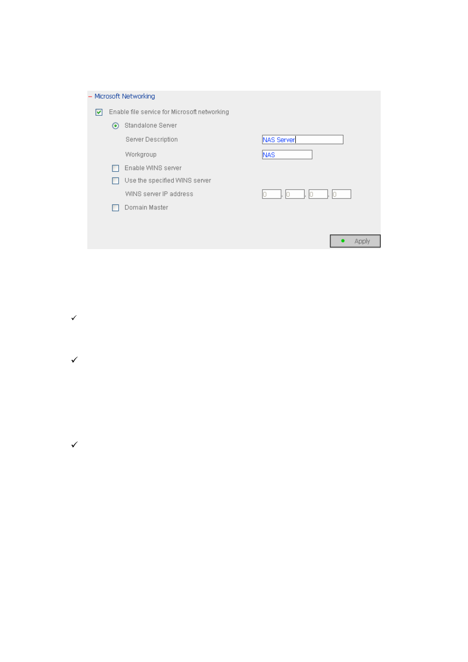 Microsoft networking | LevelOne 2-Bay SATA HDD w/ Gigabit Ethernet FNS-5000B User Manual | Page 41 / 108
