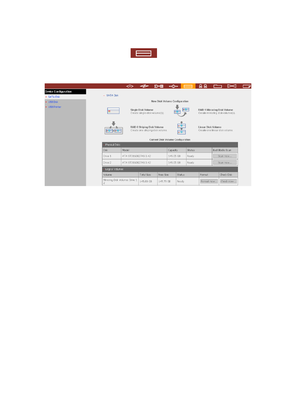 Device configuration | LevelOne 2-Bay SATA HDD w/ Gigabit Ethernet FNS-5000B User Manual | Page 47 / 108