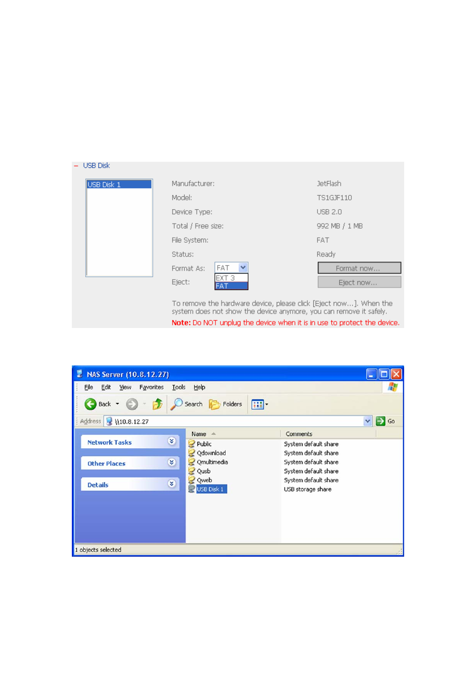 Usb disk | LevelOne 2-Bay SATA HDD w/ Gigabit Ethernet FNS-5000B User Manual | Page 50 / 108