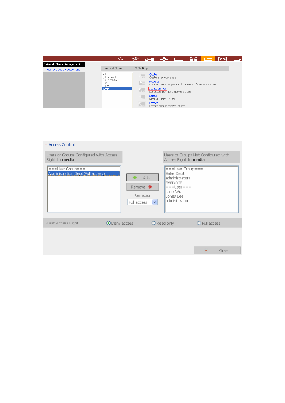 LevelOne 2-Bay SATA HDD w/ Gigabit Ethernet FNS-5000B User Manual | Page 59 / 108