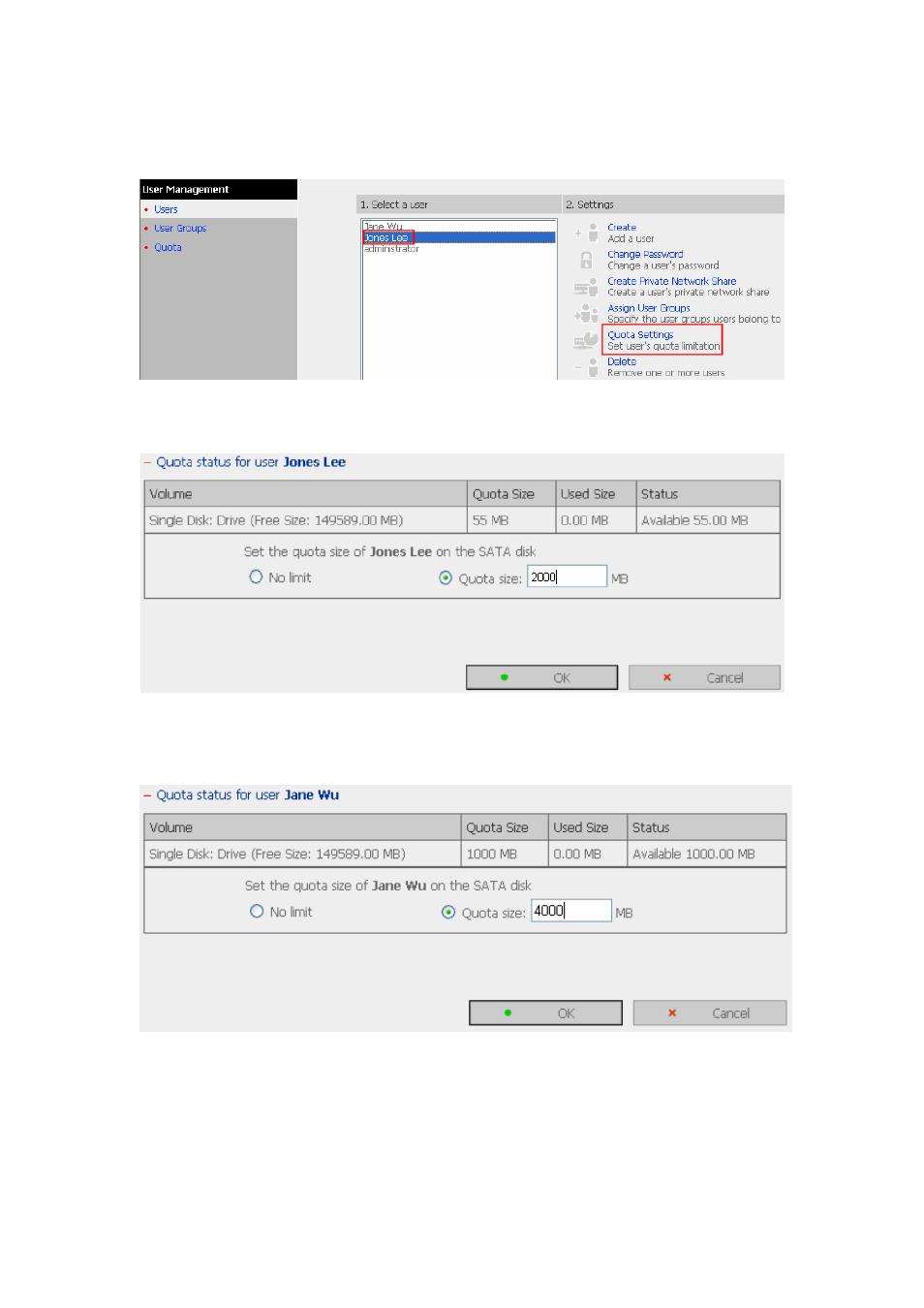 LevelOne 2-Bay SATA HDD w/ Gigabit Ethernet FNS-5000B User Manual | Page 61 / 108