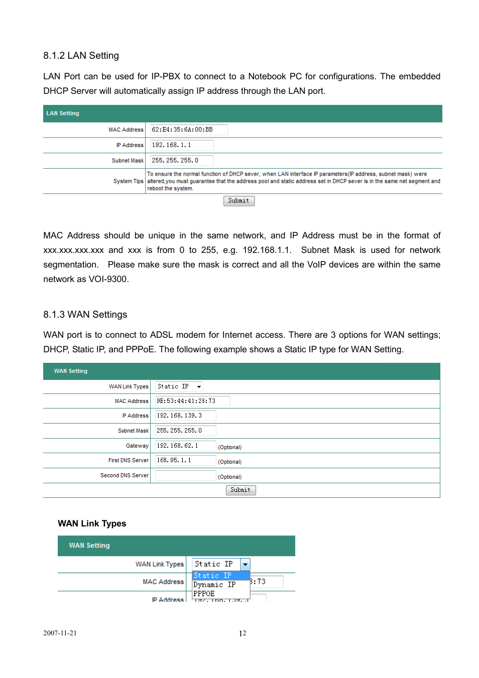LevelOne SIP IP PBX VOI-9300 User Manual | Page 12 / 61