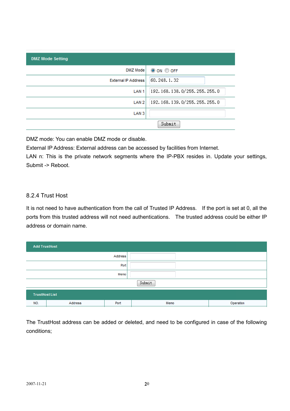 LevelOne SIP IP PBX VOI-9300 User Manual | Page 20 / 61