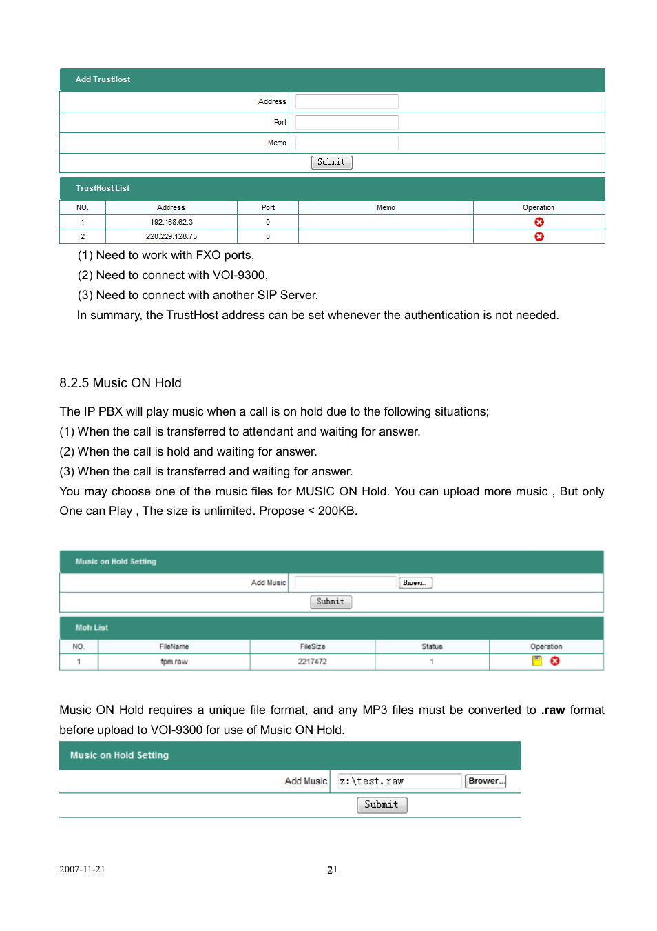 LevelOne SIP IP PBX VOI-9300 User Manual | Page 21 / 61
