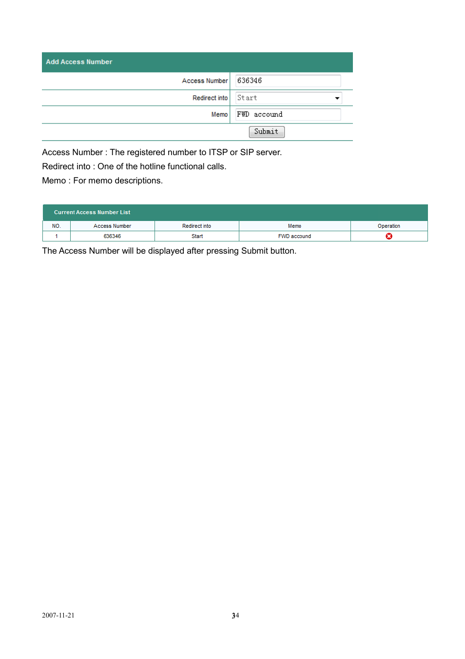 LevelOne SIP IP PBX VOI-9300 User Manual | Page 34 / 61