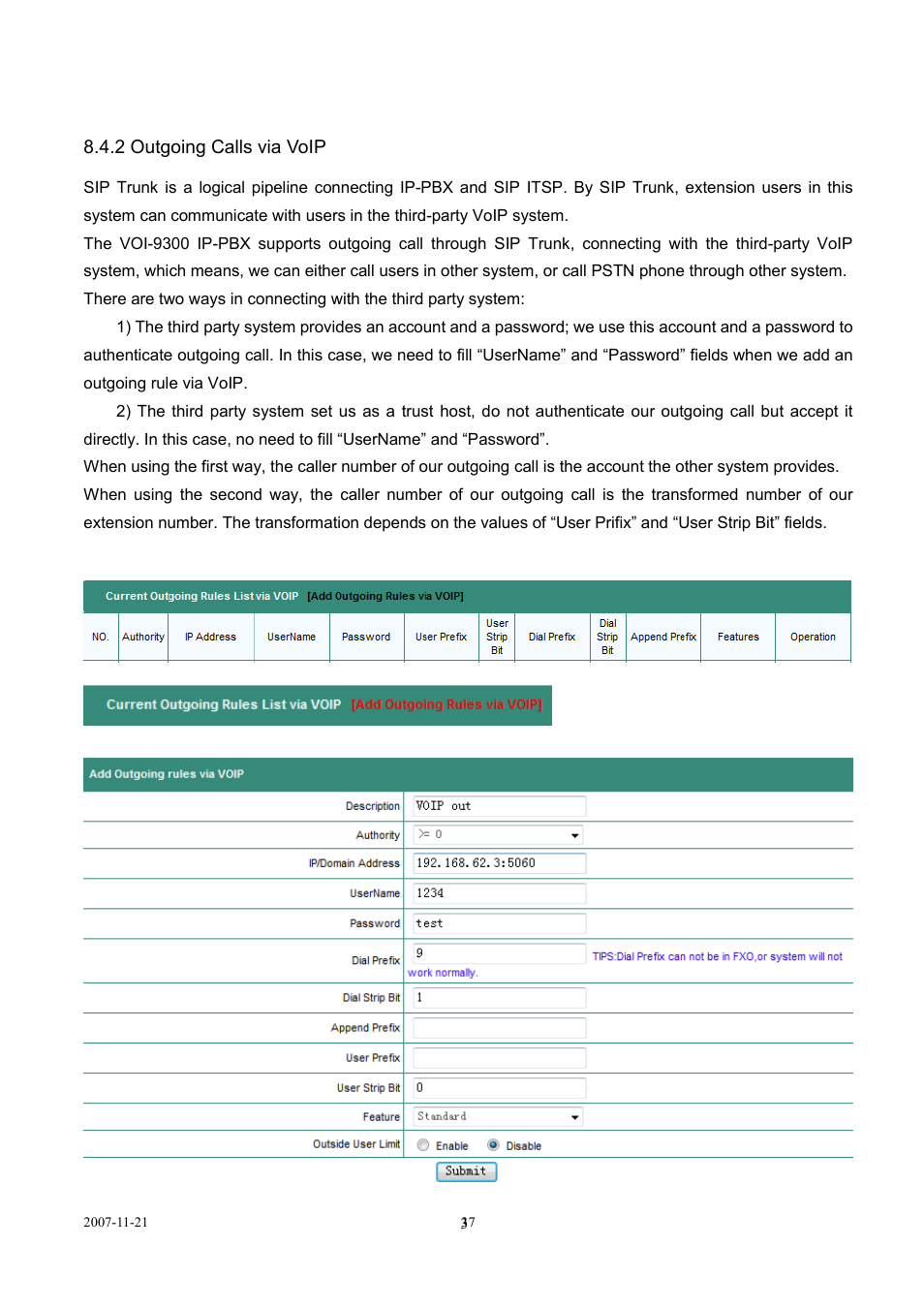 LevelOne SIP IP PBX VOI-9300 User Manual | Page 37 / 61