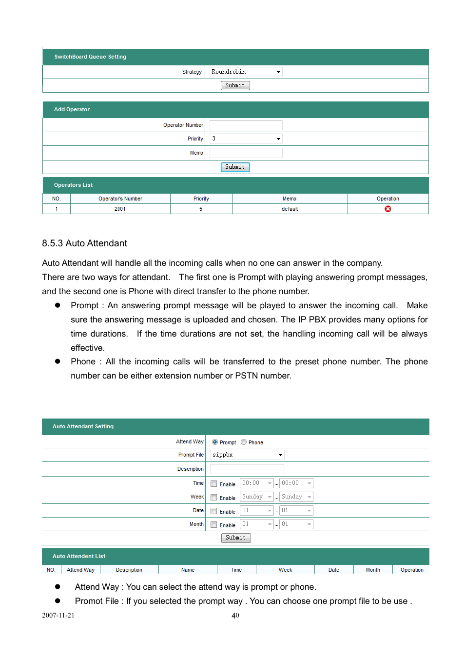 LevelOne SIP IP PBX VOI-9300 User Manual | Page 40 / 61