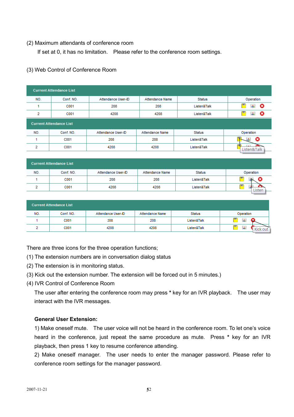 LevelOne SIP IP PBX VOI-9300 User Manual | Page 52 / 61