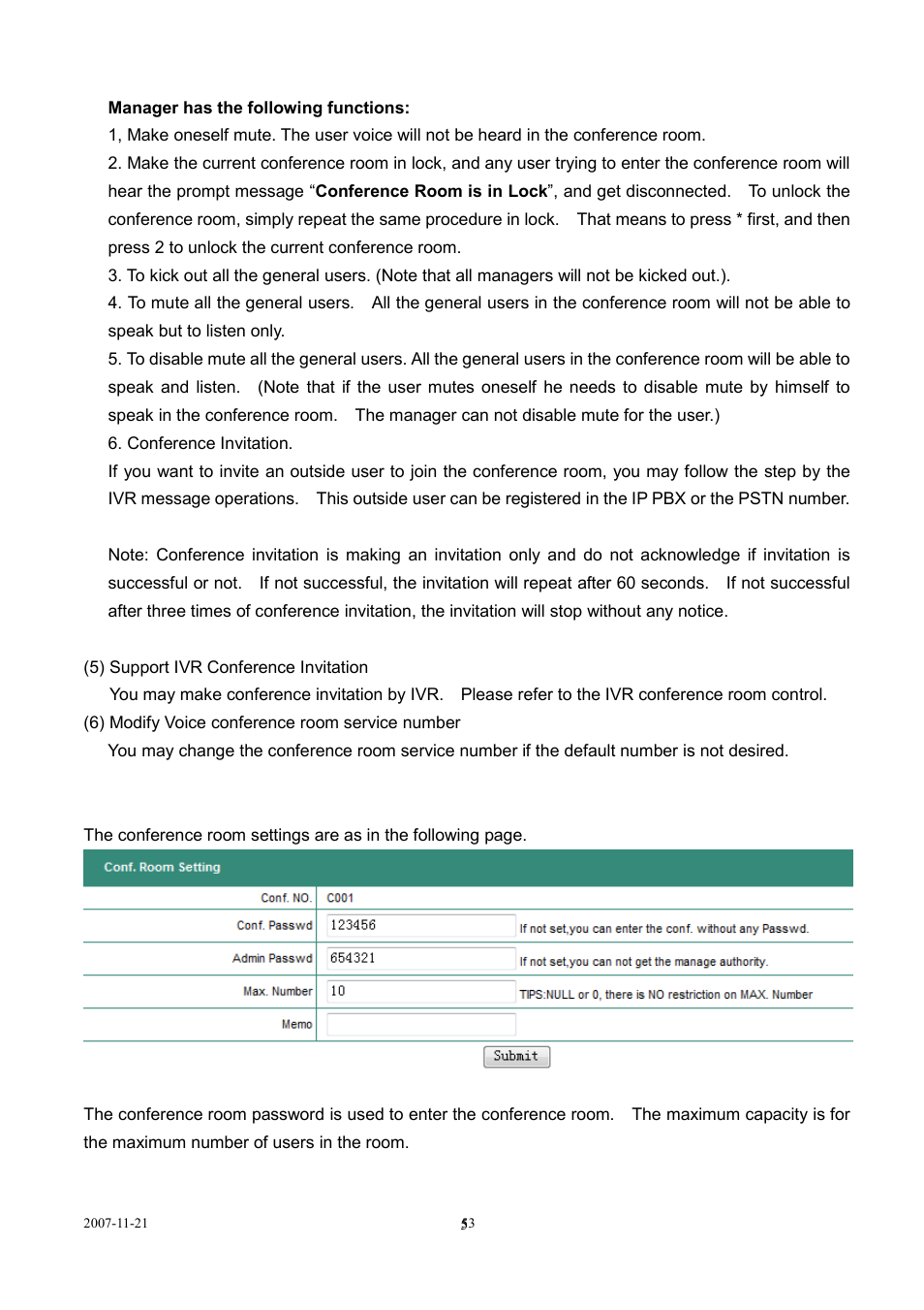LevelOne SIP IP PBX VOI-9300 User Manual | Page 53 / 61