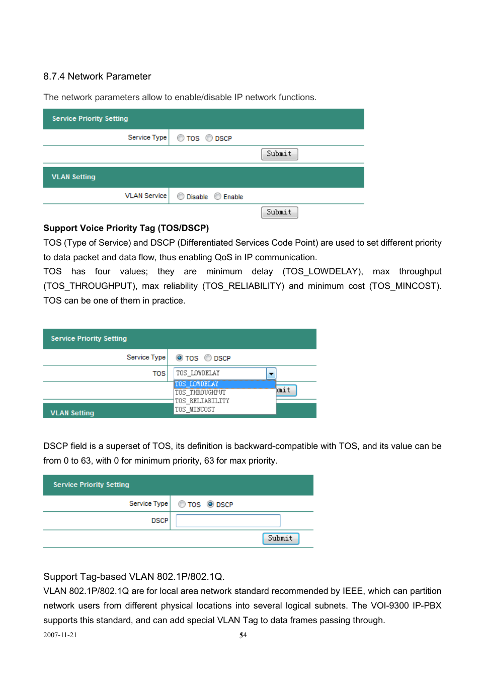 LevelOne SIP IP PBX VOI-9300 User Manual | Page 54 / 61