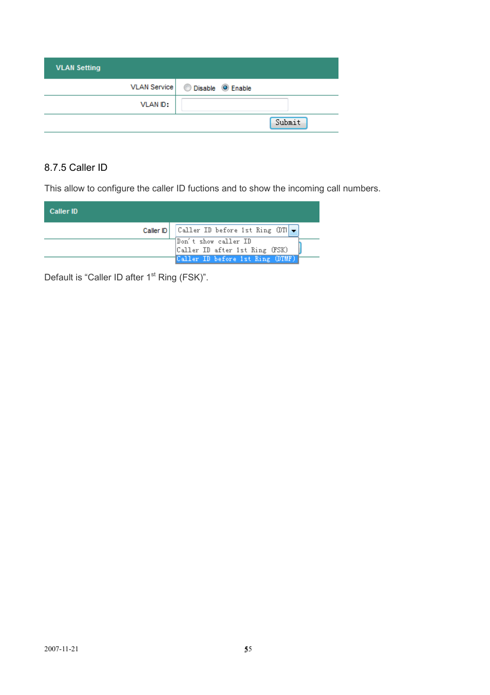 LevelOne SIP IP PBX VOI-9300 User Manual | Page 55 / 61