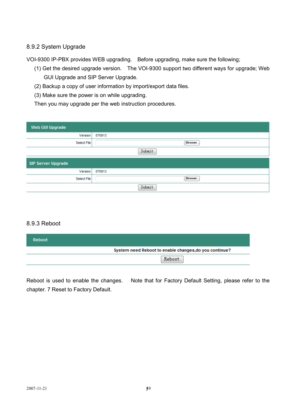 LevelOne SIP IP PBX VOI-9300 User Manual | Page 59 / 61