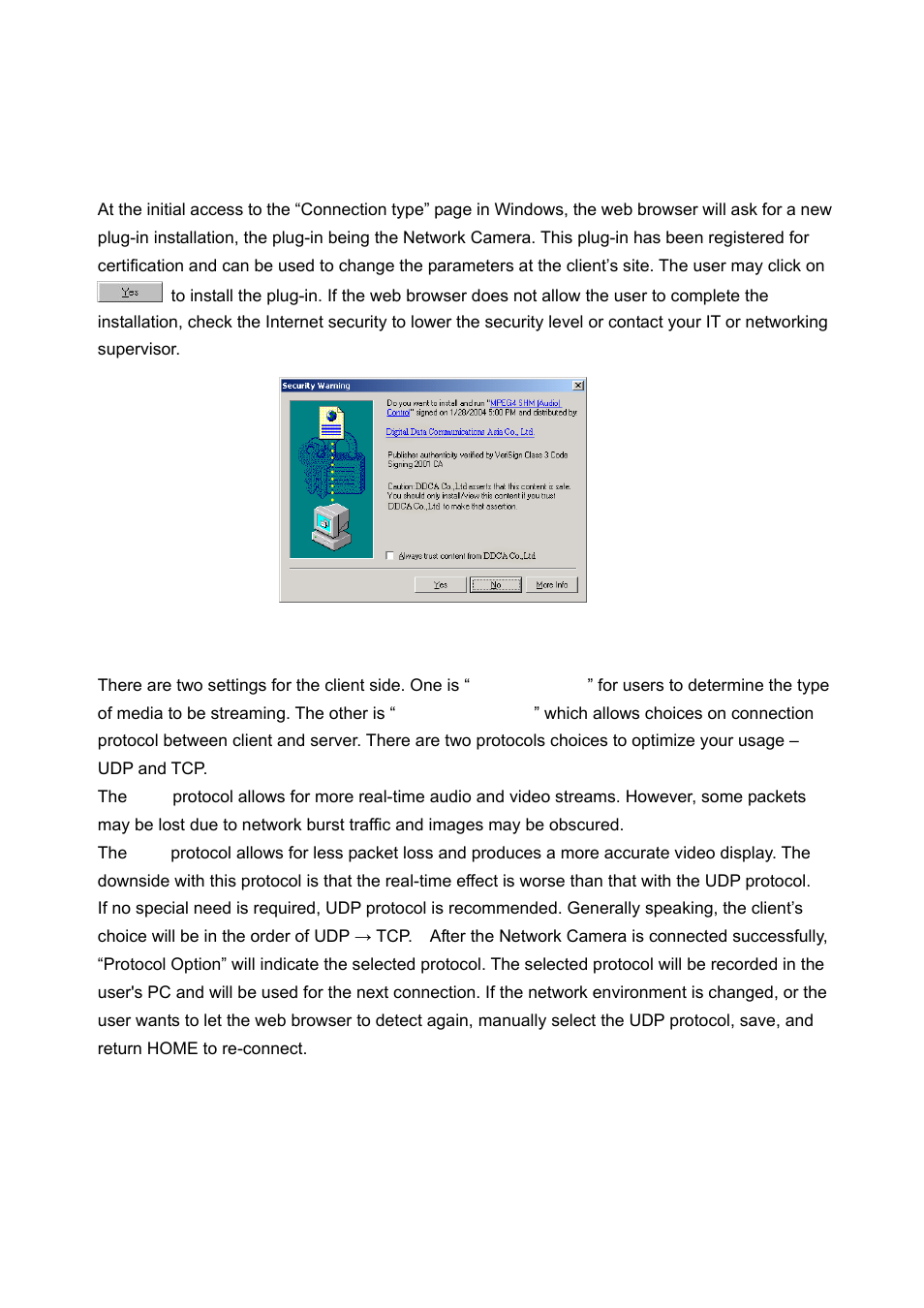 Client settings | LevelOne FCS-1060 User Manual | Page 19 / 77