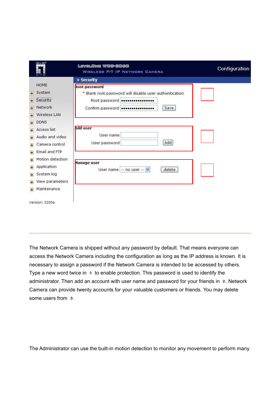 Opening accounts for new users, Build a security application | LevelOne FCS-1060 User Manual | Page 23 / 77