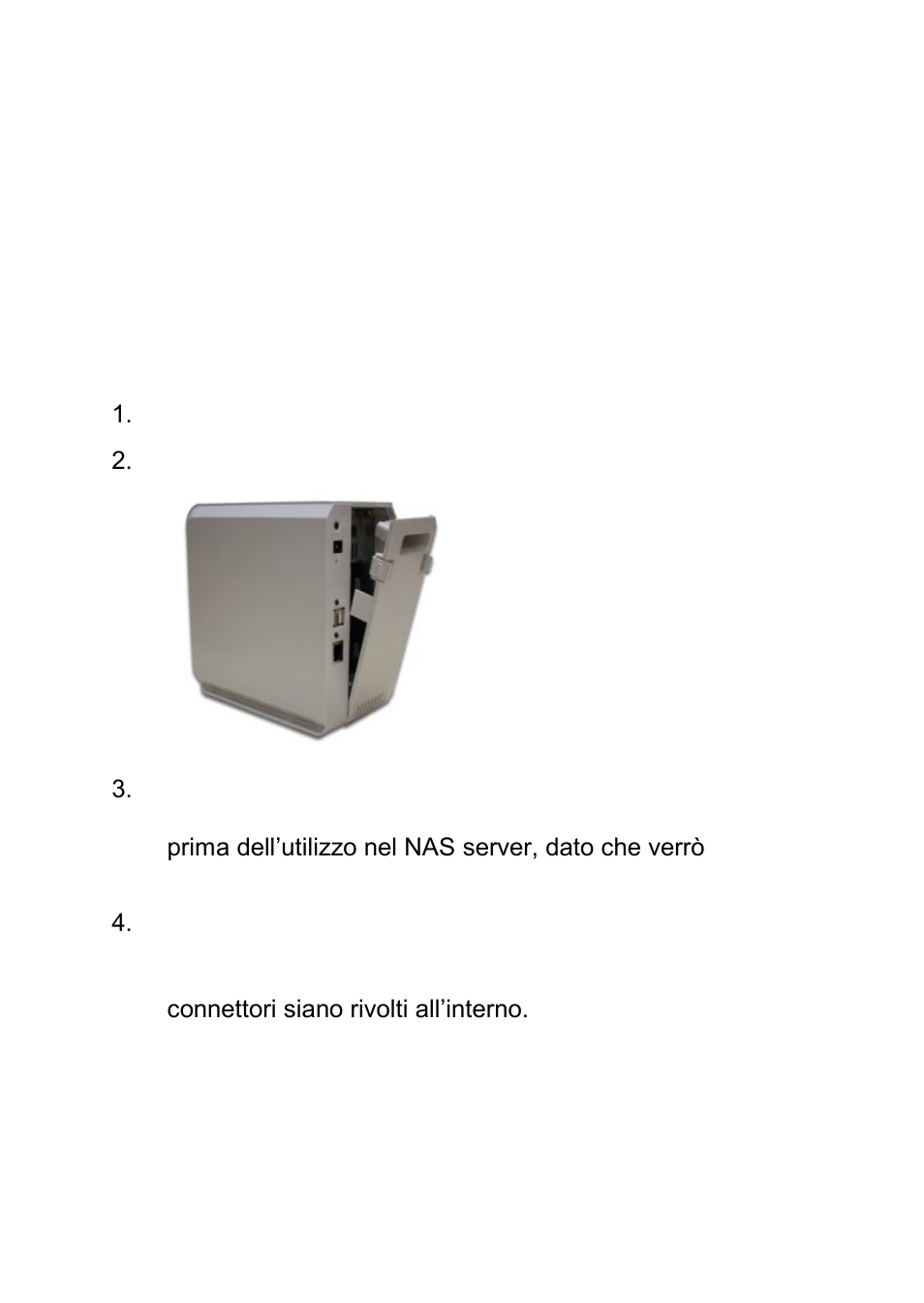 Installazione/rimozione hdd | LevelOne GNS-2000 User Manual | Page 111 / 123