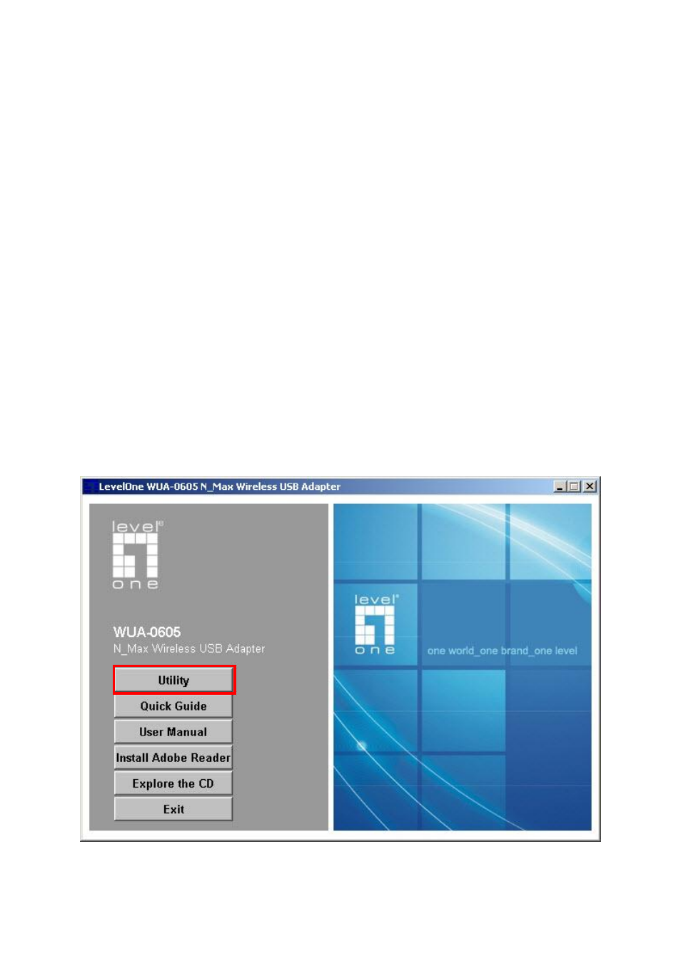 Wireless usb adapter installation | LevelOne WUA-0605 User Manual | Page 6 / 29