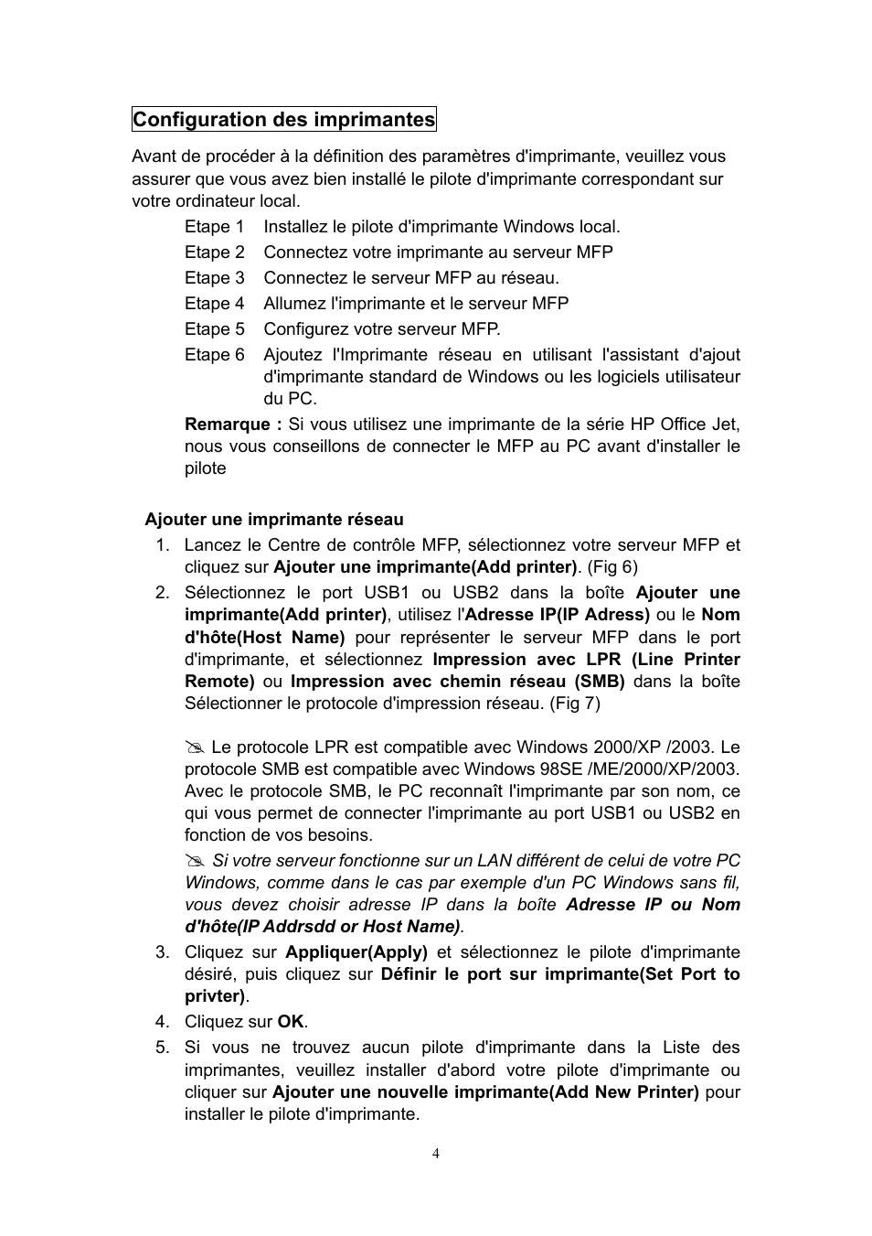 LevelOne 11g Wireless 2-port USB/MFP WUS-3200 User Manual | Page 22 / 54