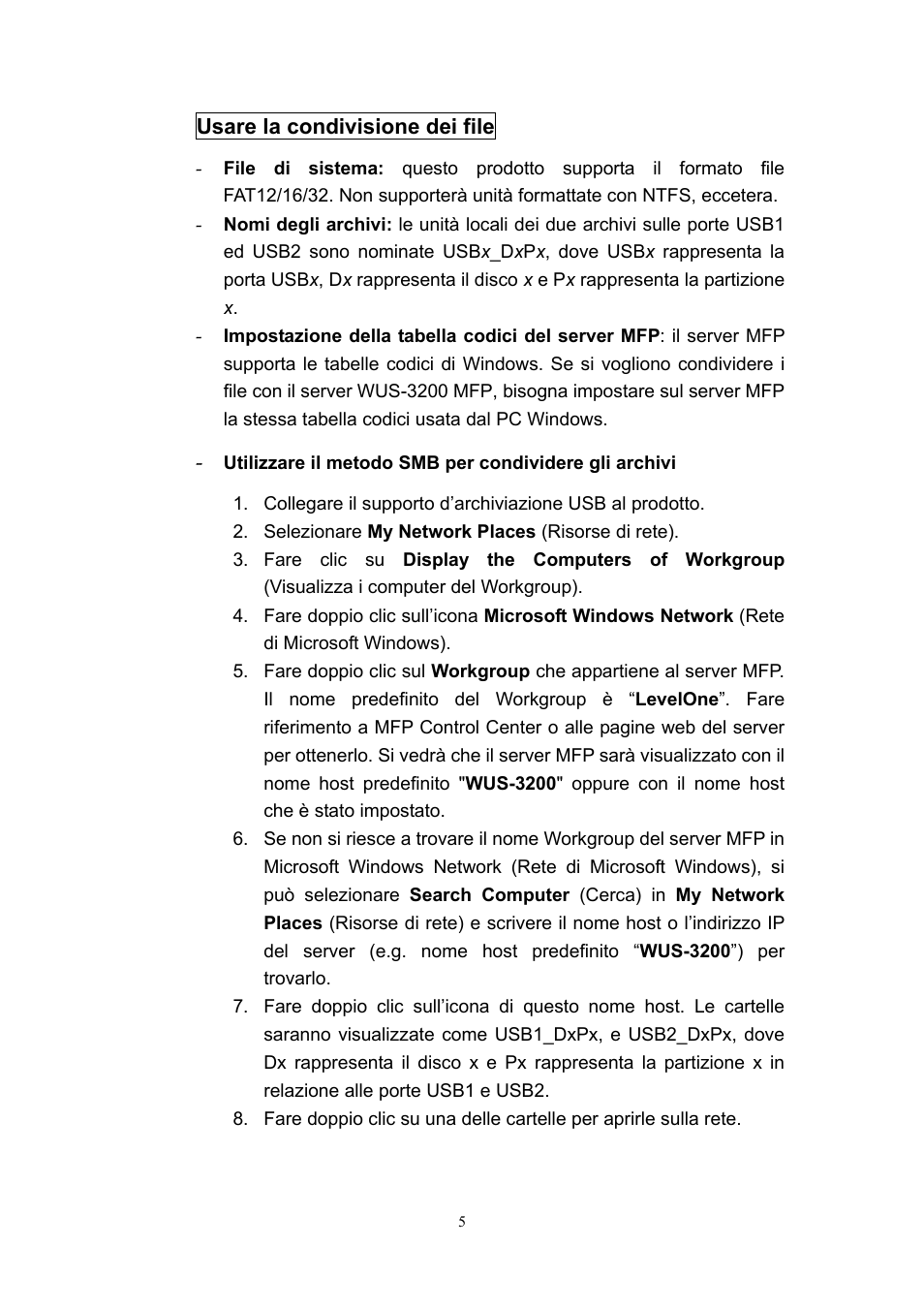 LevelOne 11g Wireless 2-port USB/MFP WUS-3200 User Manual | Page 41 / 54
