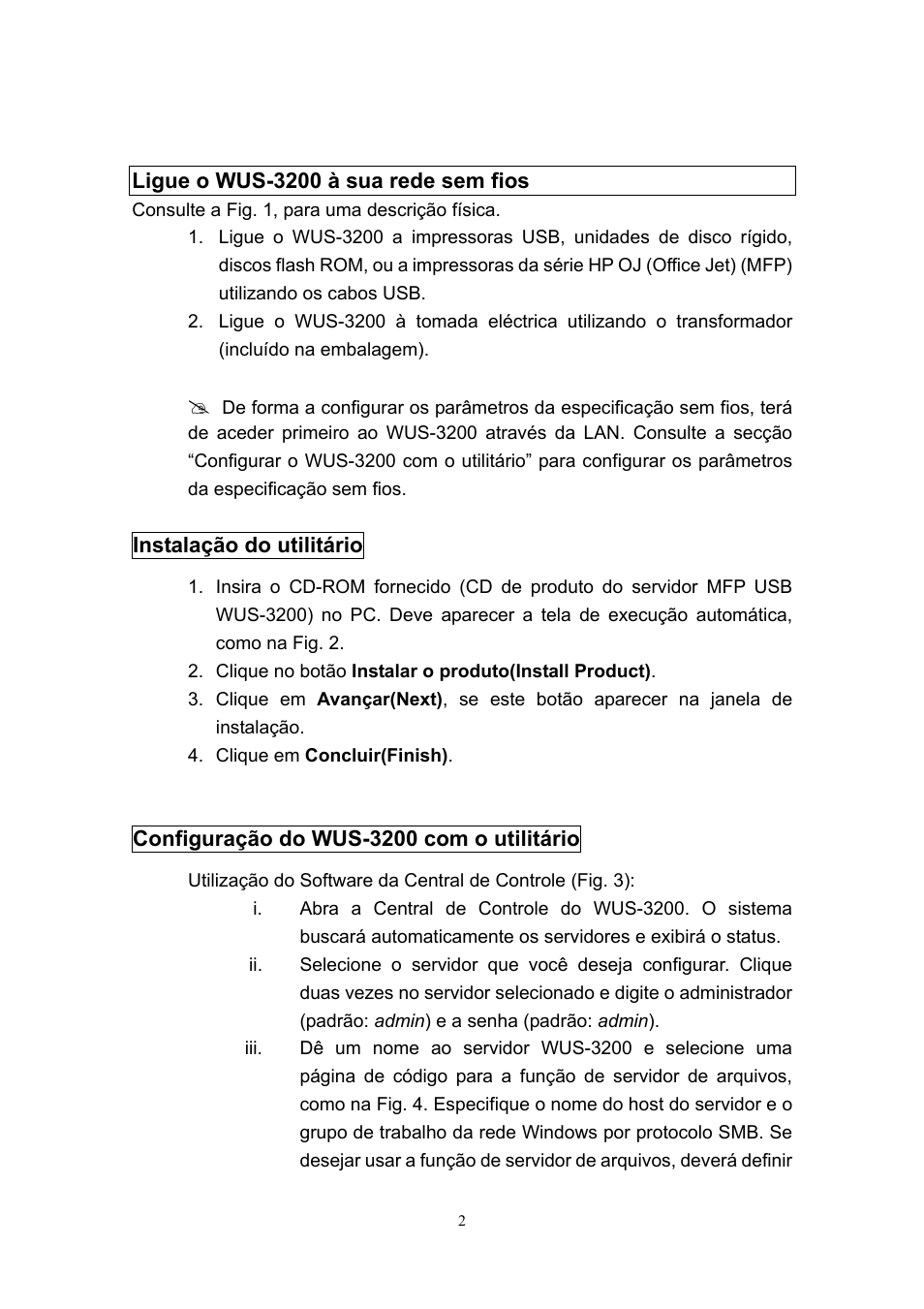 LevelOne 11g Wireless 2-port USB/MFP WUS-3200 User Manual | Page 50 / 54