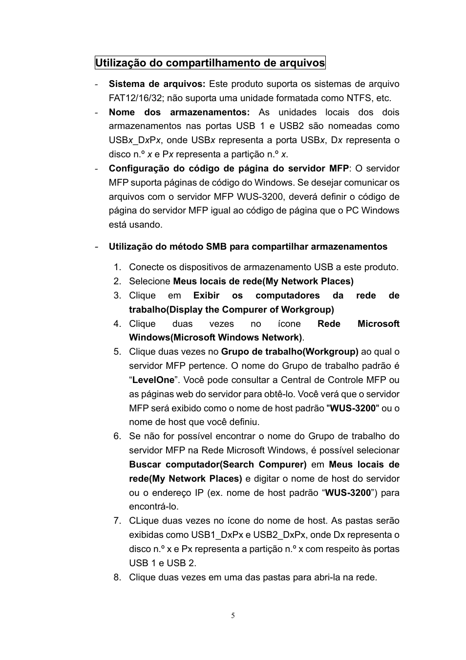 LevelOne 11g Wireless 2-port USB/MFP WUS-3200 User Manual | Page 53 / 54