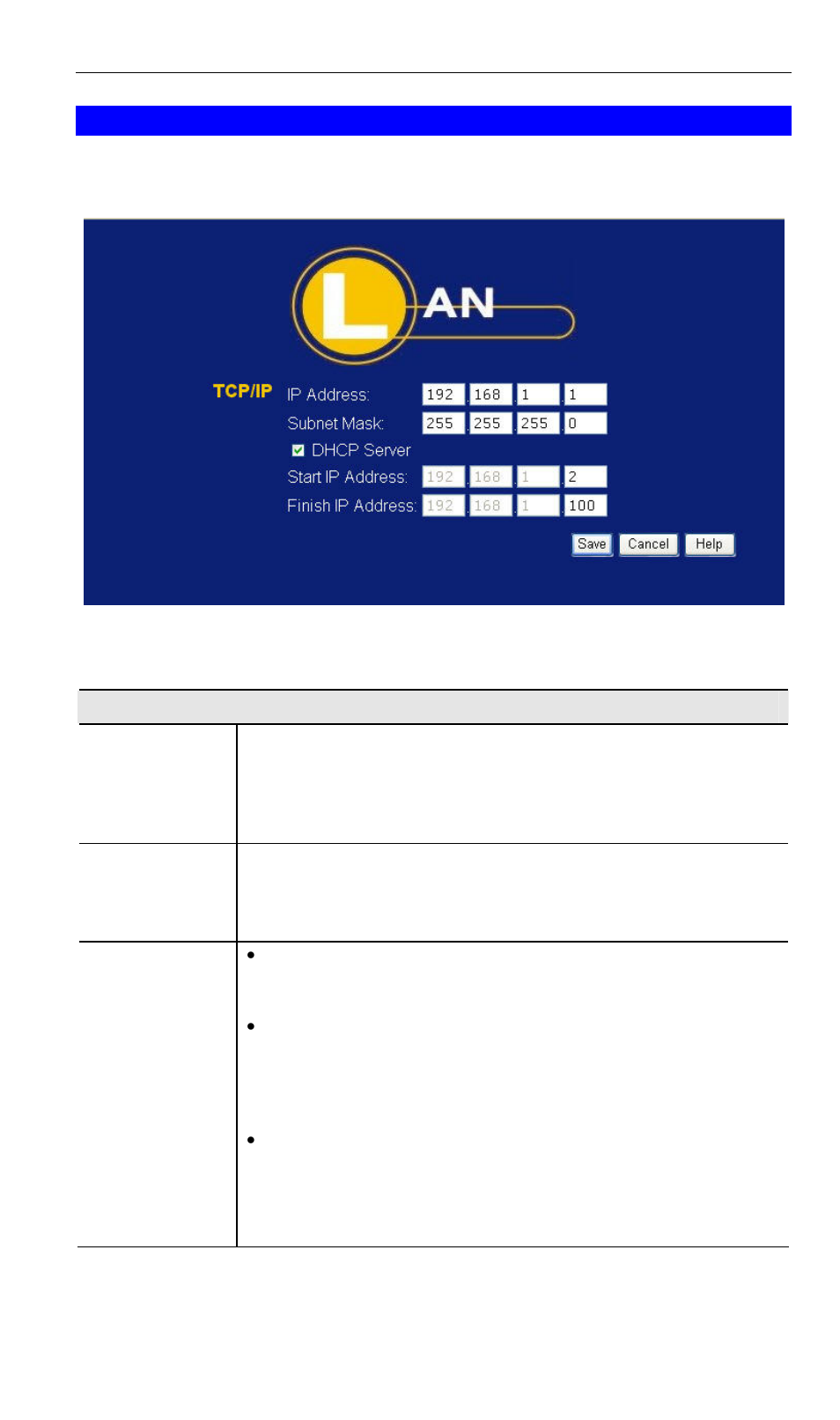 Lan screen, Data - lan screen | LevelOne WBR-6000 User Manual | Page 19 / 92