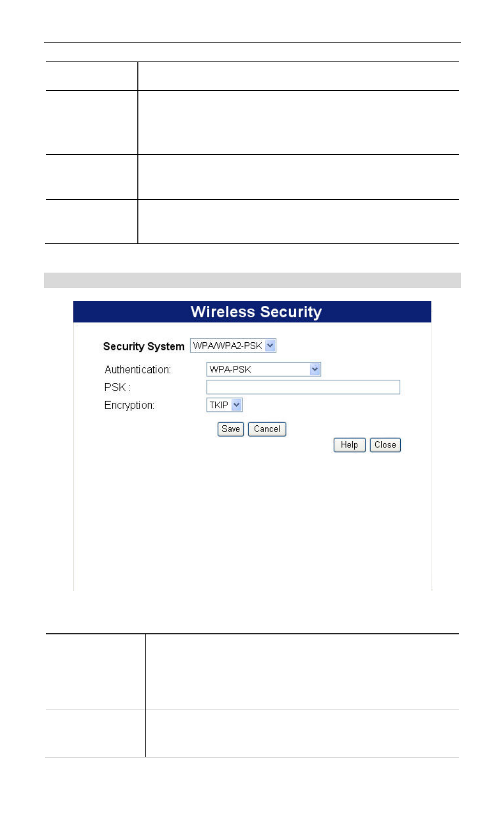 Wpa-psk wireless security, Data - wpa-psk screen | LevelOne WBR-6000 User Manual | Page 25 / 92