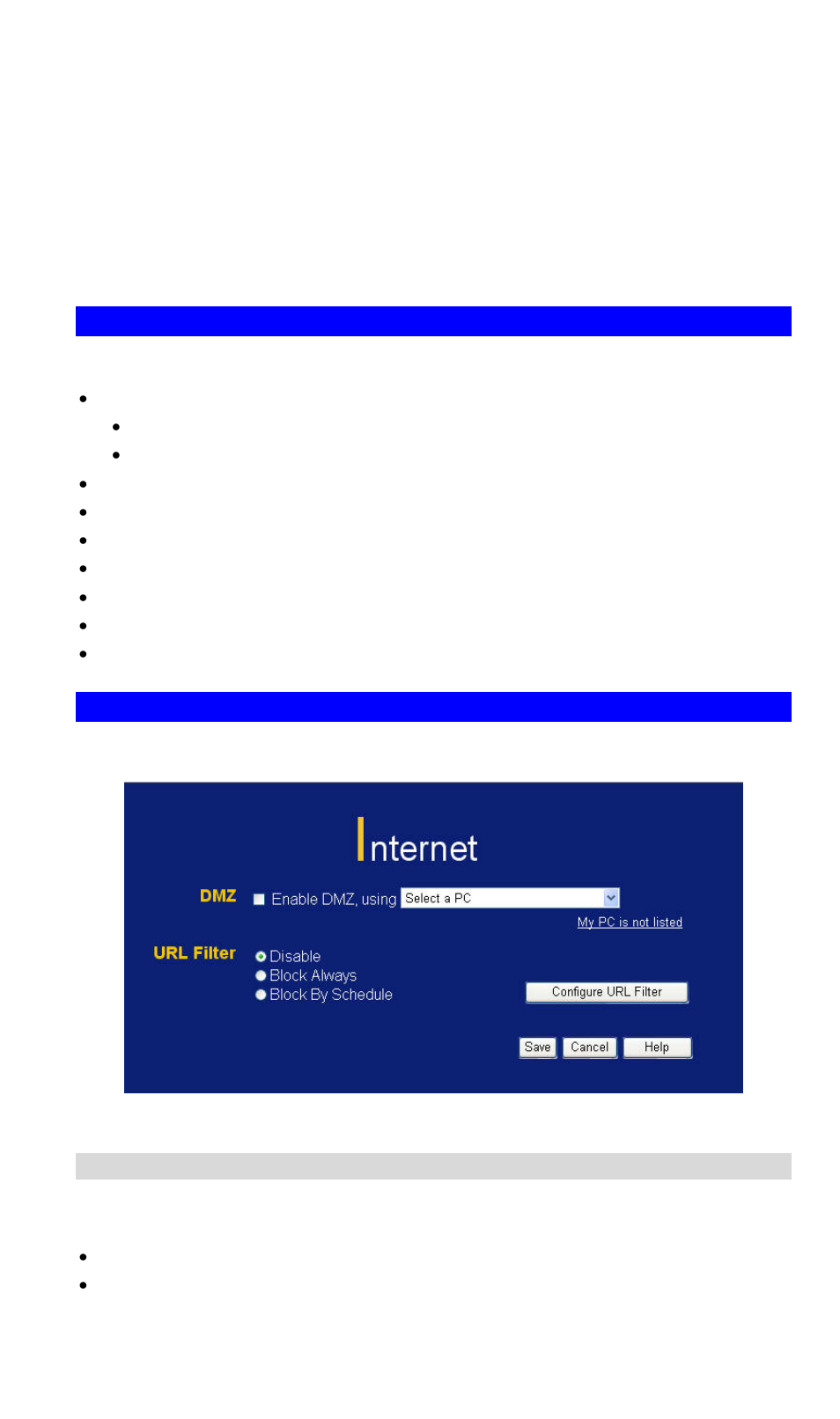 Chapter 6advanced features, Overview, Internet | Chapter 6 advanced features, Advanced features, Chapter 6 | LevelOne WBR-6000 User Manual | Page 52 / 92
