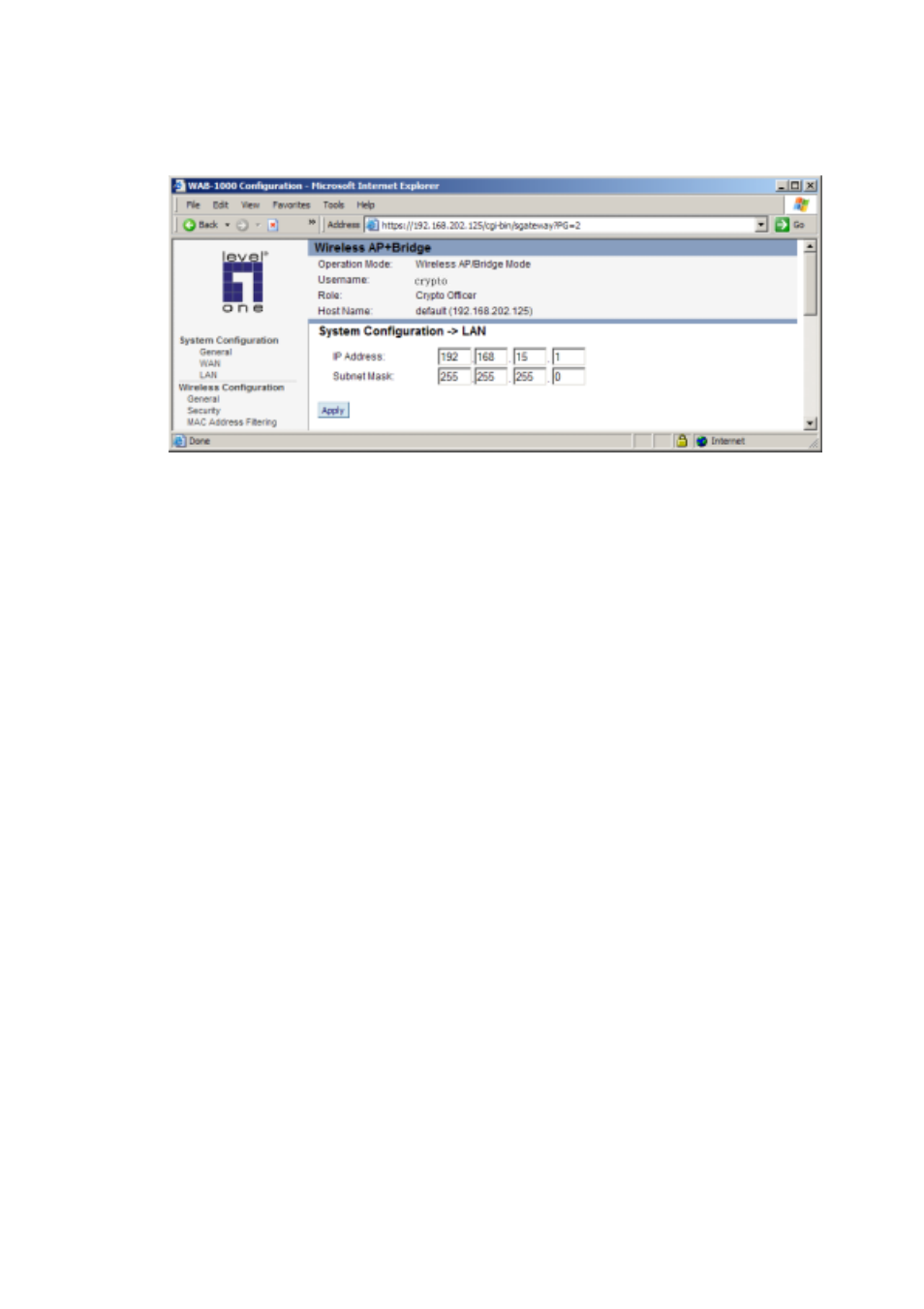 Wireless setup, General | LevelOne WAB-1000 User Manual | Page 23 / 59