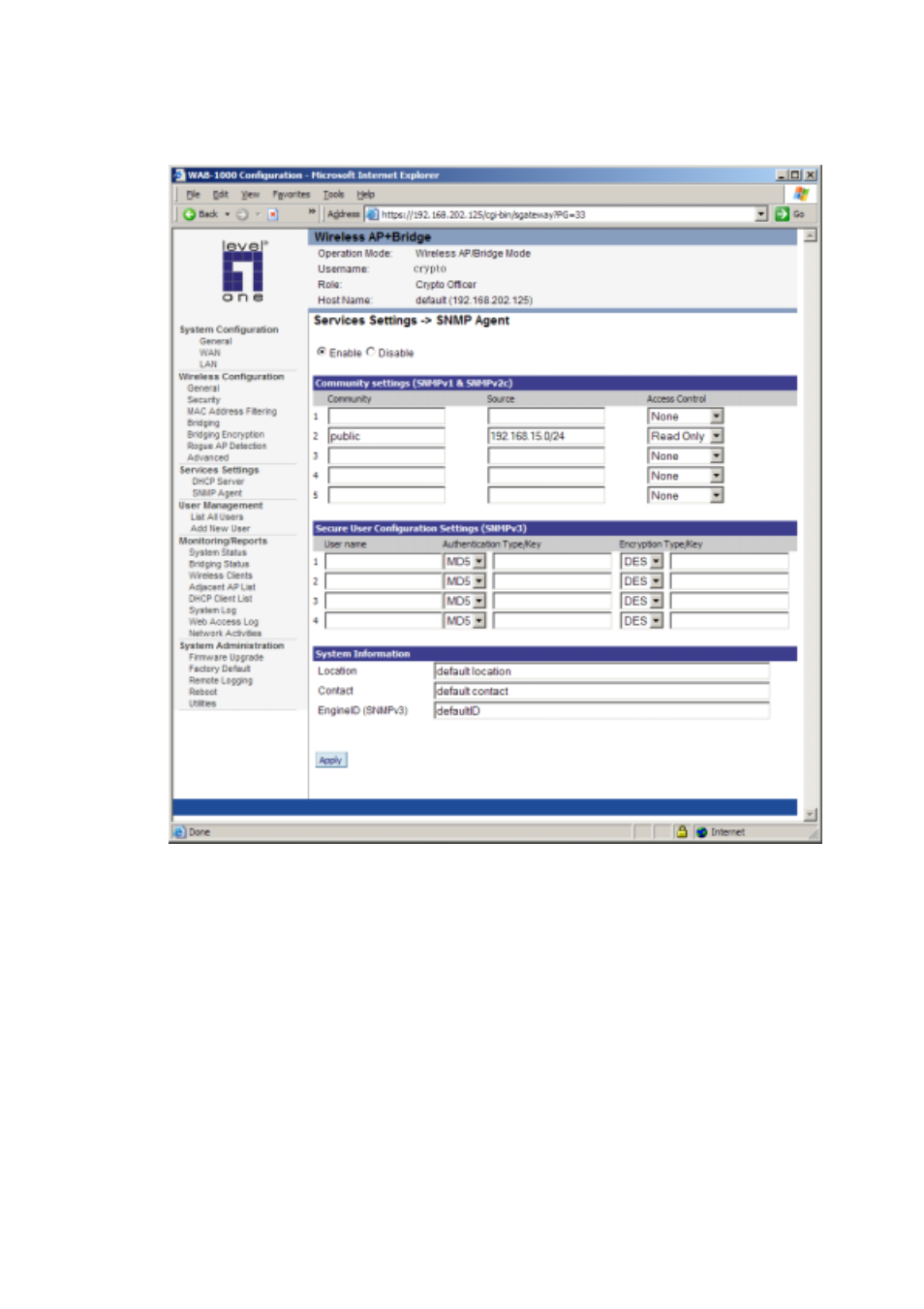 User management | LevelOne WAB-1000 User Manual | Page 35 / 59