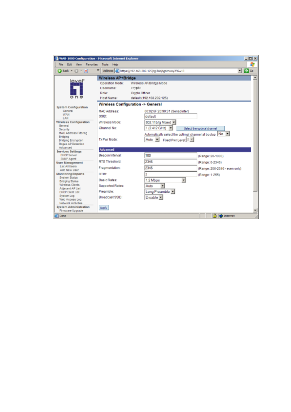 LevelOne WAB-1000 User Manual | Page 46 / 59