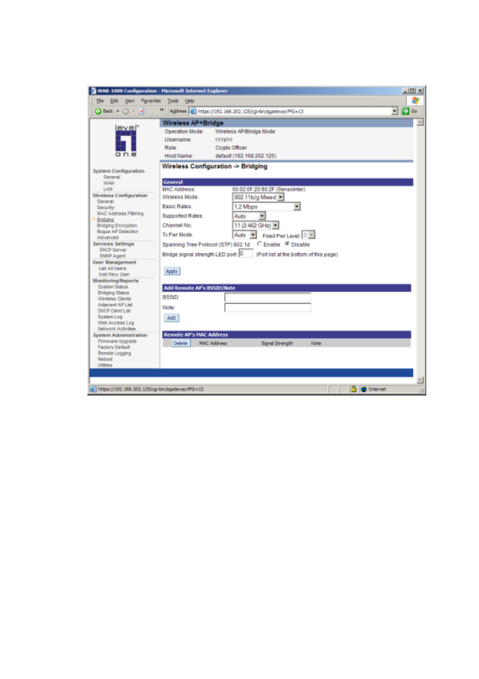 LevelOne WAB-1000 User Manual | Page 47 / 59