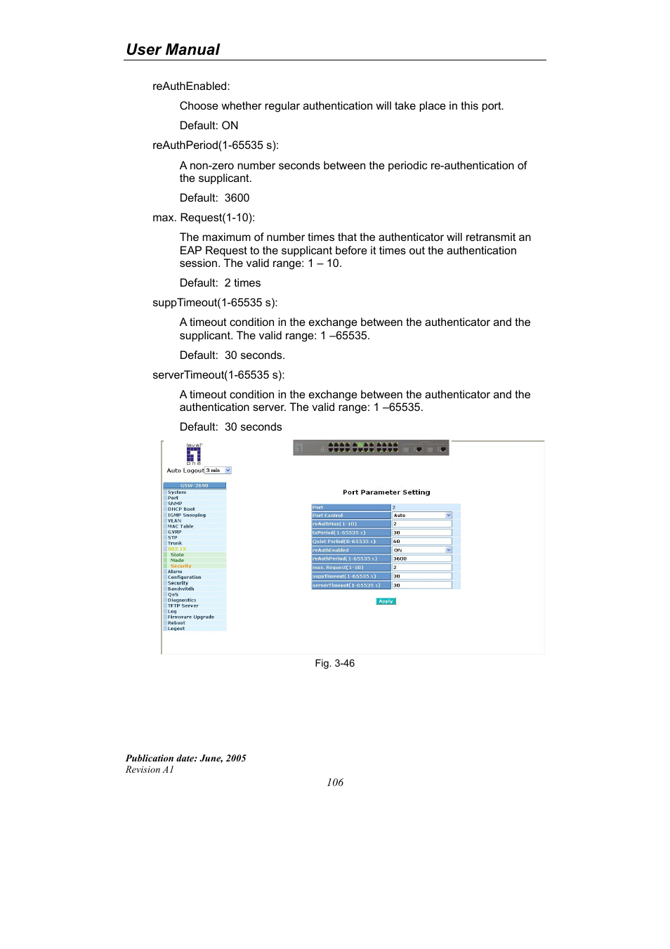 User manual | LevelOne ProCon GSW-2690 User Manual | Page 110 / 265