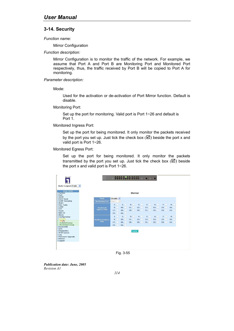 User manual | LevelOne ProCon GSW-2690 User Manual | Page 118 / 265
