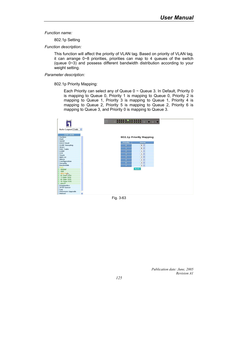 User manual | LevelOne ProCon GSW-2690 User Manual | Page 129 / 265