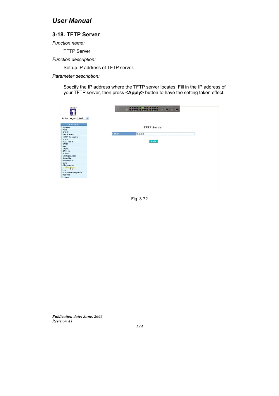 User manual | LevelOne ProCon GSW-2690 User Manual | Page 138 / 265