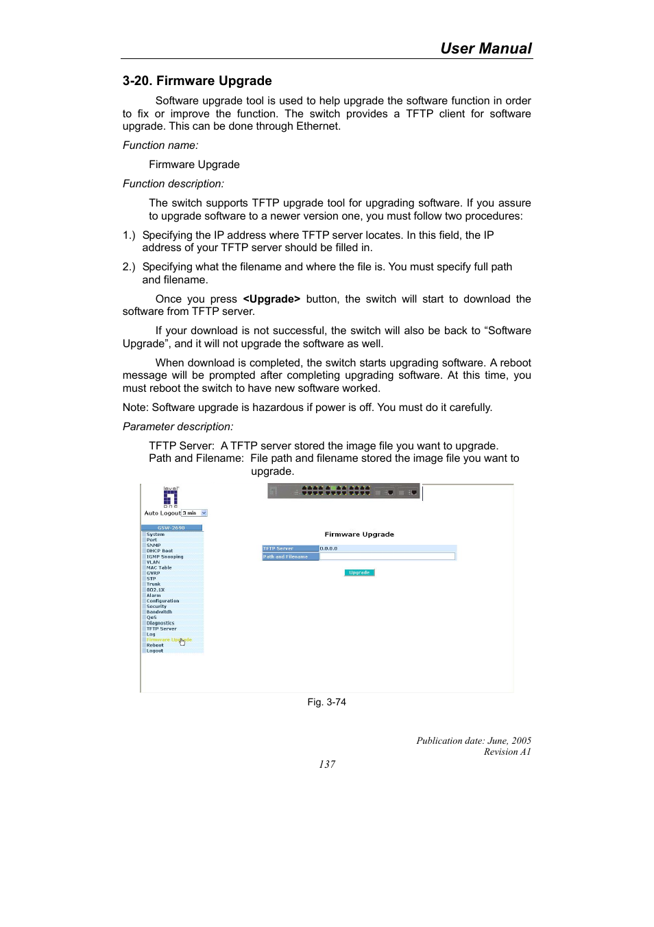 User manual | LevelOne ProCon GSW-2690 User Manual | Page 141 / 265