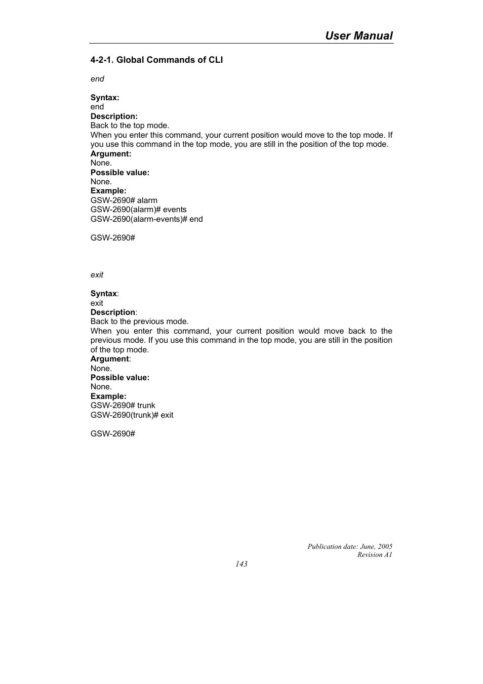 User manual | LevelOne ProCon GSW-2690 User Manual | Page 147 / 265