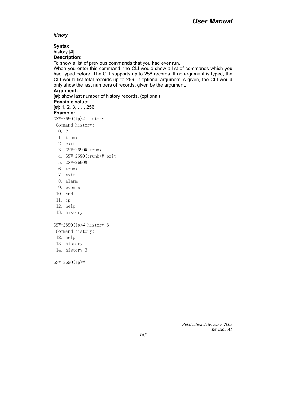 User manual | LevelOne ProCon GSW-2690 User Manual | Page 149 / 265