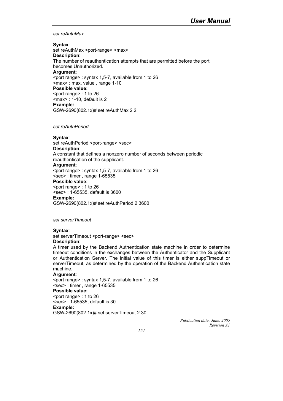 User manual | LevelOne ProCon GSW-2690 User Manual | Page 155 / 265