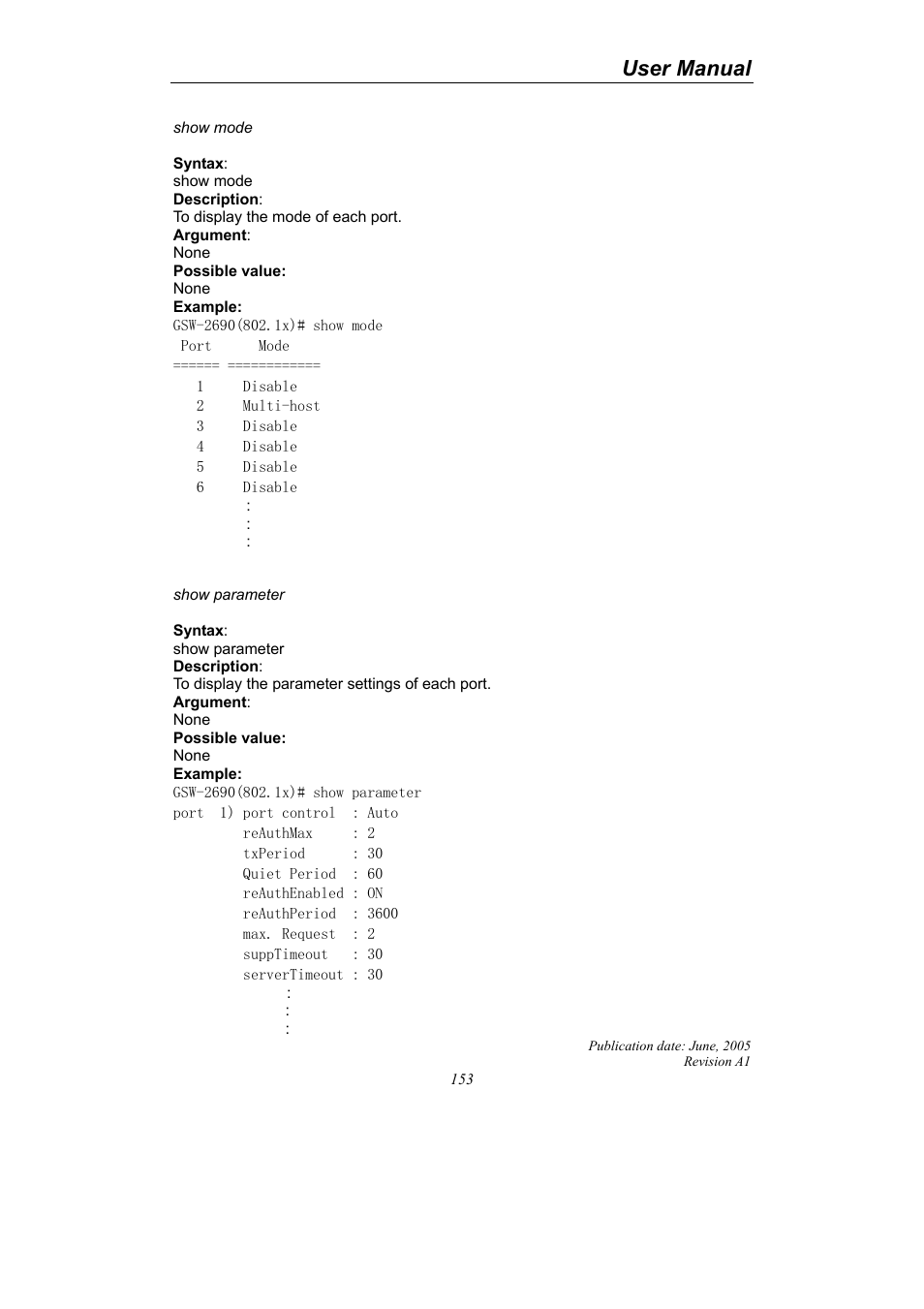 User manual | LevelOne ProCon GSW-2690 User Manual | Page 157 / 265