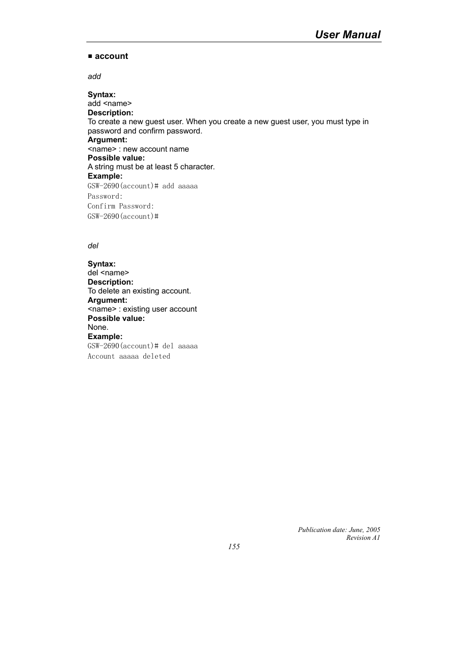 User manual | LevelOne ProCon GSW-2690 User Manual | Page 159 / 265
