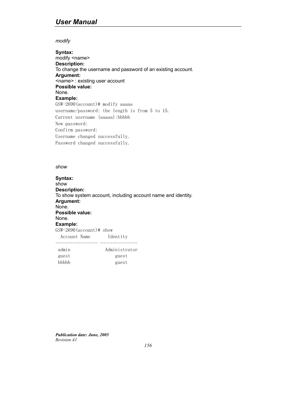 User manual | LevelOne ProCon GSW-2690 User Manual | Page 160 / 265