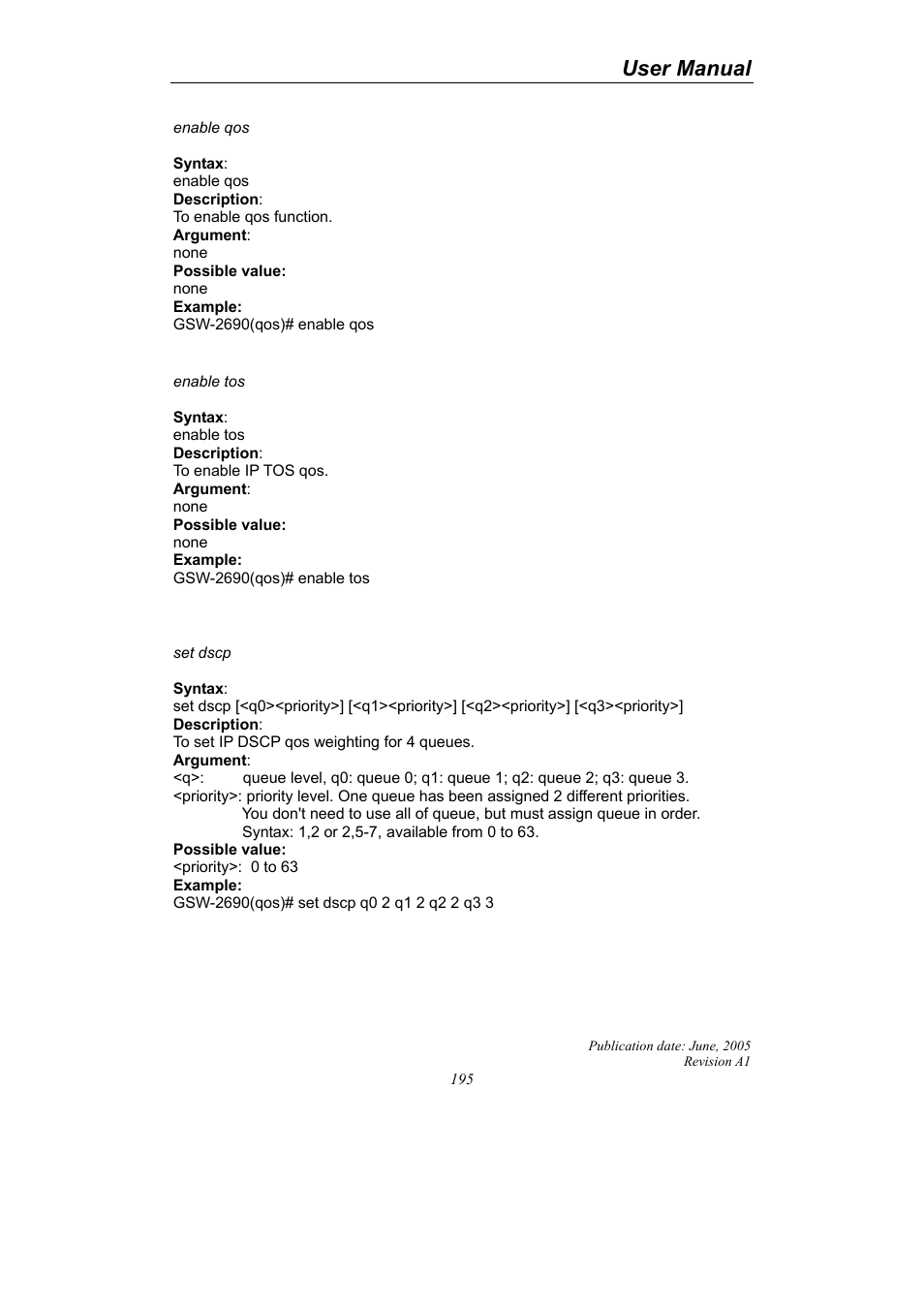 User manual | LevelOne ProCon GSW-2690 User Manual | Page 199 / 265