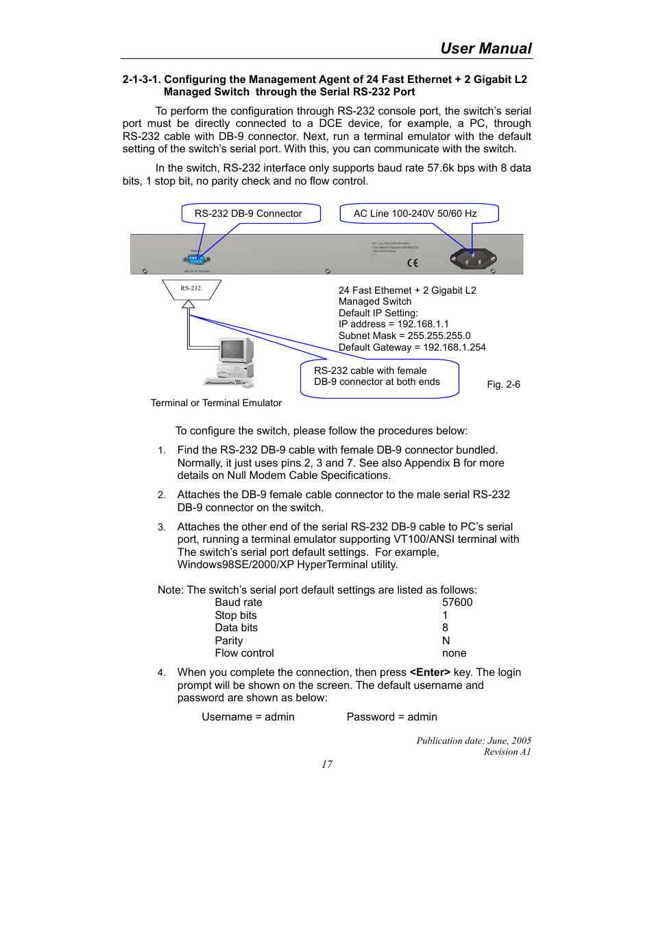 User manual | LevelOne ProCon GSW-2690 User Manual | Page 21 / 265