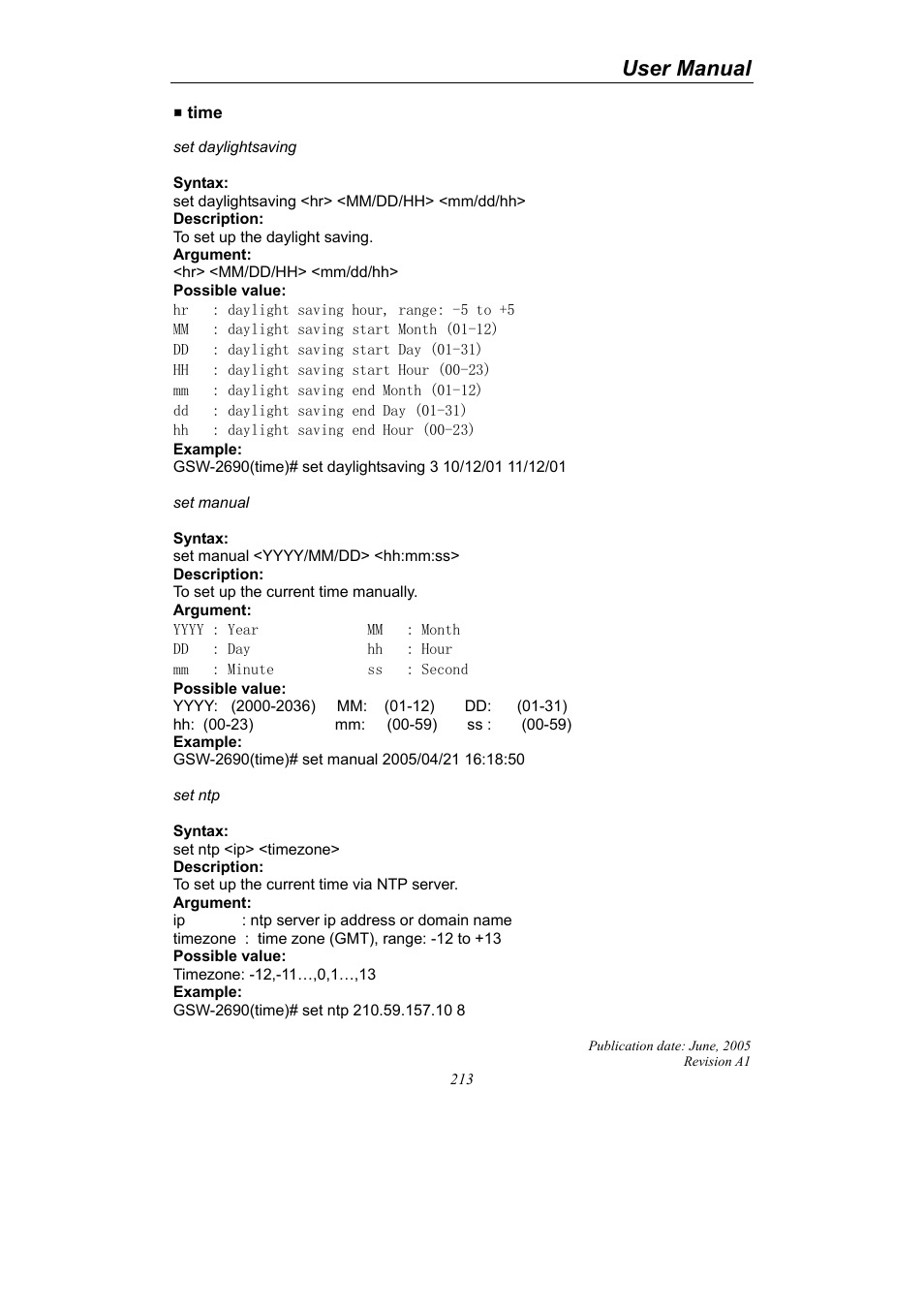 User manual | LevelOne ProCon GSW-2690 User Manual | Page 217 / 265
