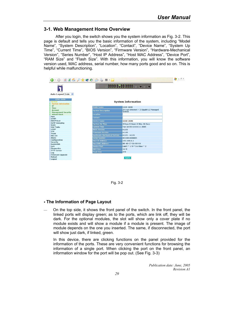 User manual | LevelOne ProCon GSW-2690 User Manual | Page 33 / 265