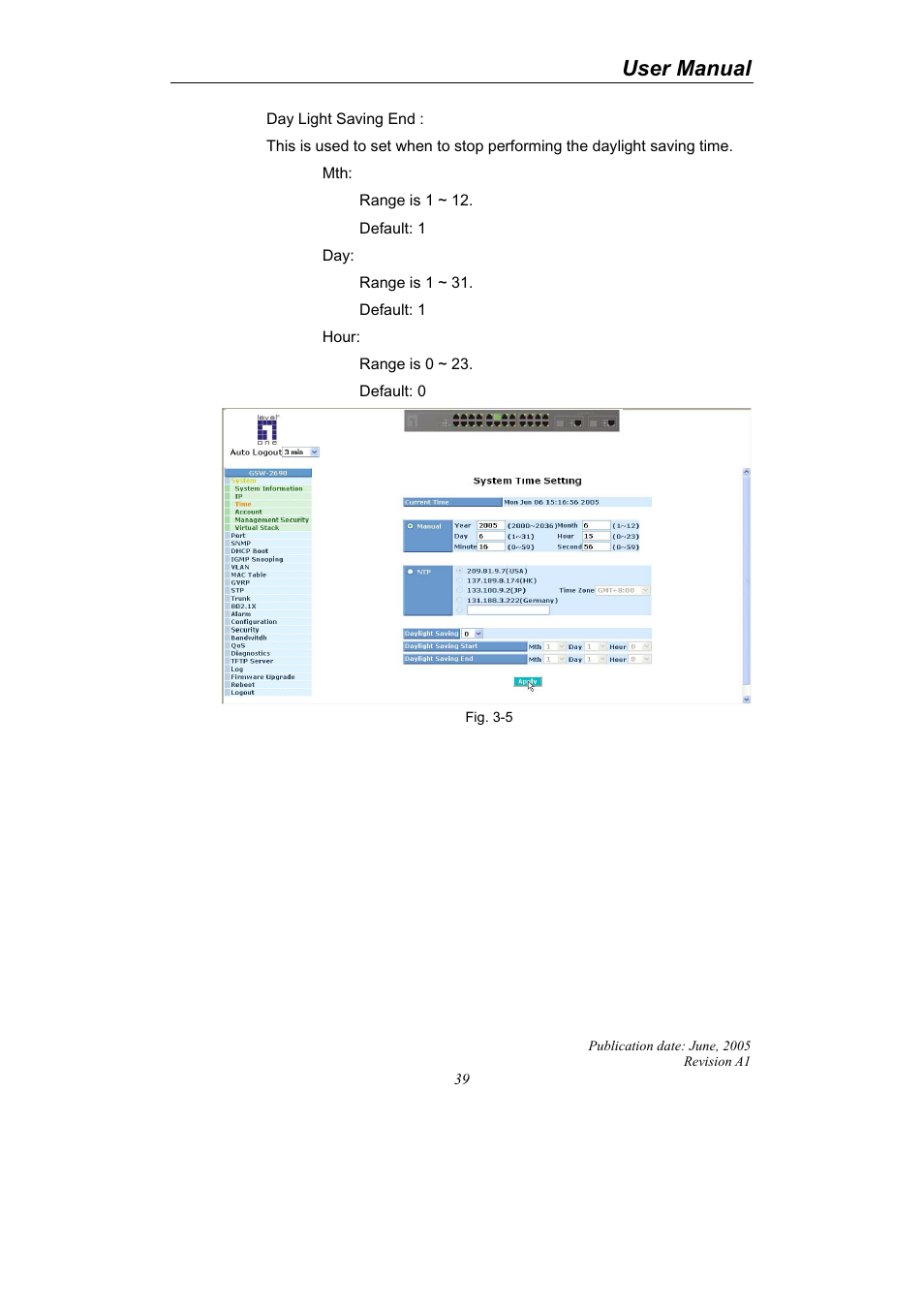User manual | LevelOne ProCon GSW-2690 User Manual | Page 43 / 265